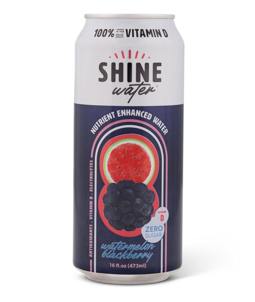 SHINE WATER- WATERMELON-BLACKBERRY,850036444190